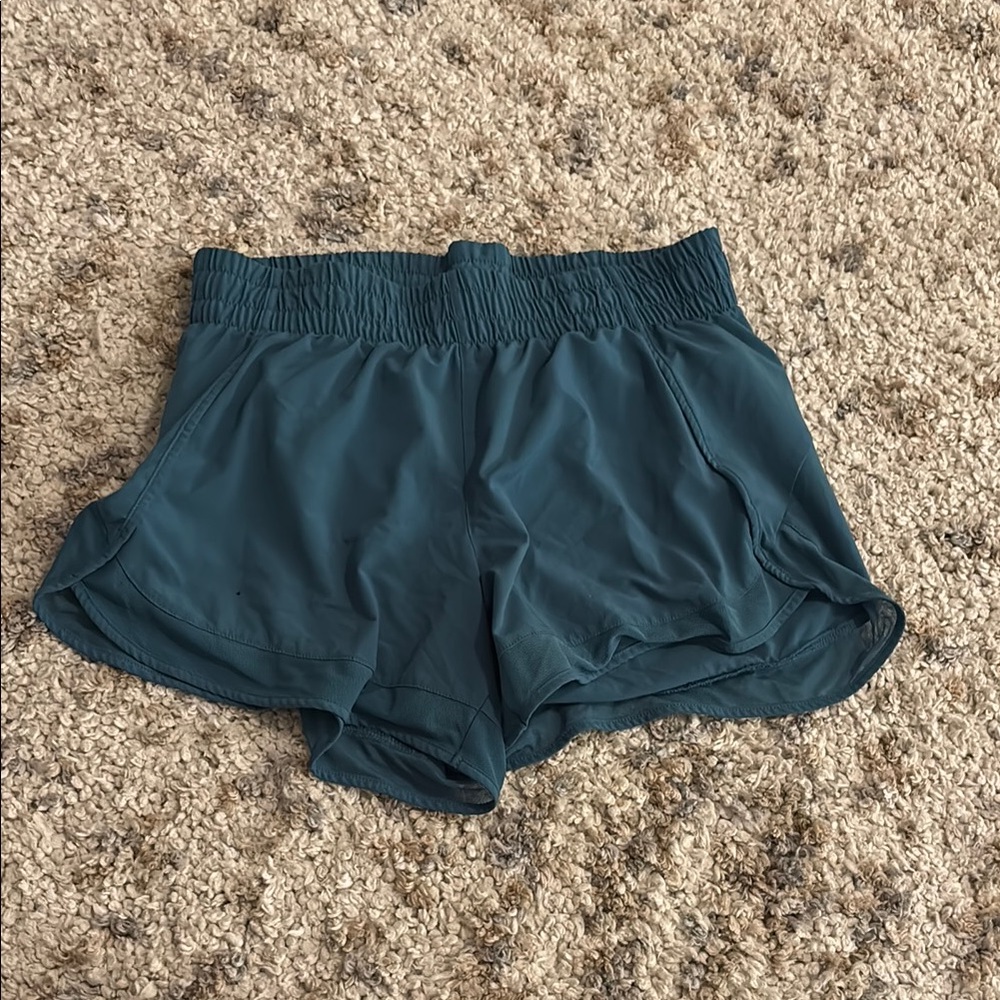 Athleta Blue Athletic Shorts Lightweight Moisture-Wicking